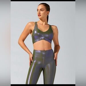 Heroine Sport Marvel Radiance Sports Apex Bra NWT Dark Orchid size Small